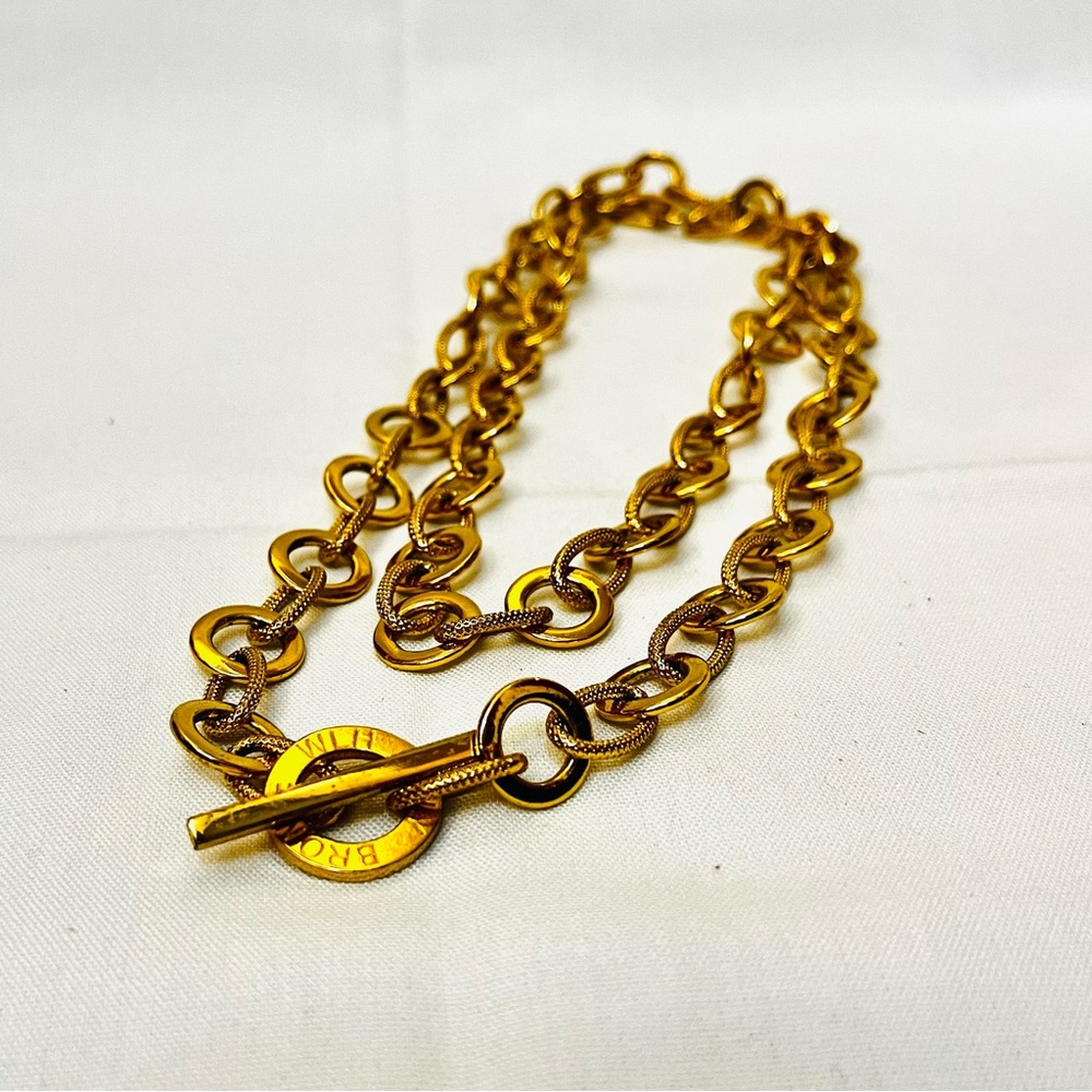 Lecil Henderson H2 Collection Timeless Gold Chain Necklace with Polished Finish